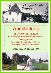 Ausstellung 200 Jahre Schule in Graupa