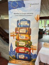 Verkaufsstand von Pro Graupa e.V. zum diesjährigen Marktplatzfest in Baienfurt